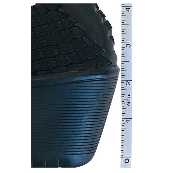 BareTraps Black Umma Mary Jane Style Open Toe Wedges Sz 9.5 - Picture 10 of 11